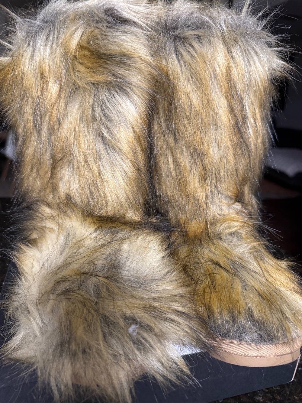 Boots Steve Madden 9 Beastie Faux-Fur Booties, which feature a shaggy faux-fur